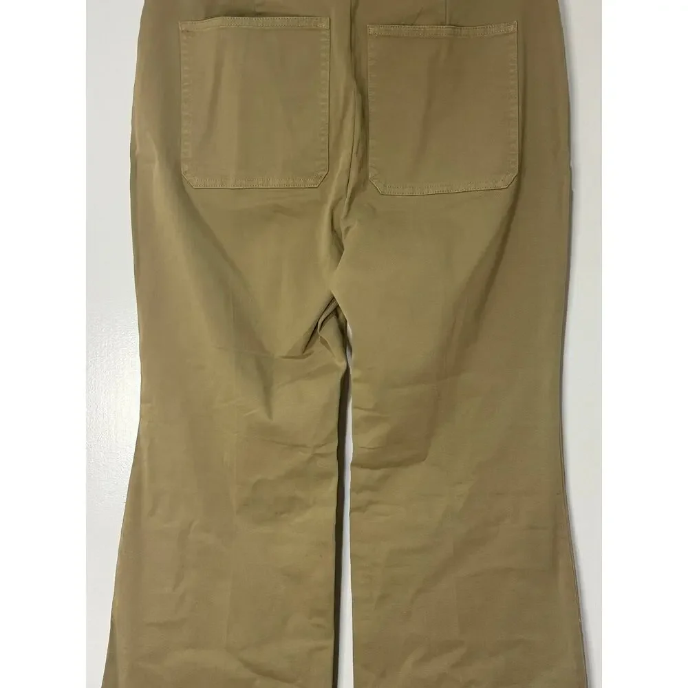J. Crew Women's Khaki Stretch Pants Size 30 NWT Preppy Minimalist School